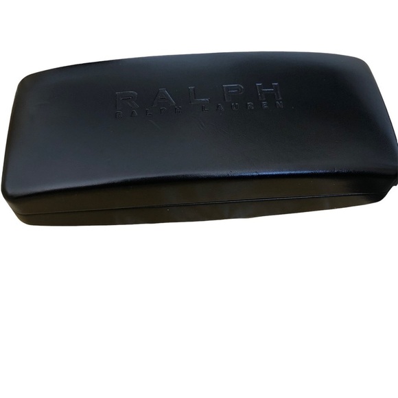 Ralph Lauren Black Hard Sunglass Eyeglass Case Black Lined In Velvet - Picture 1 of 4